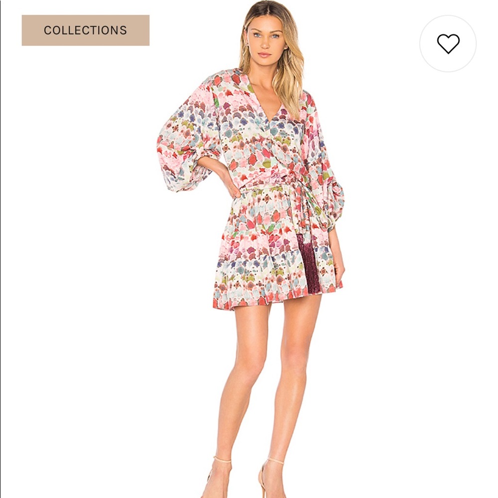 Brand New!Alexis Damiana Dress in water abstract! - Picture 1 of 7